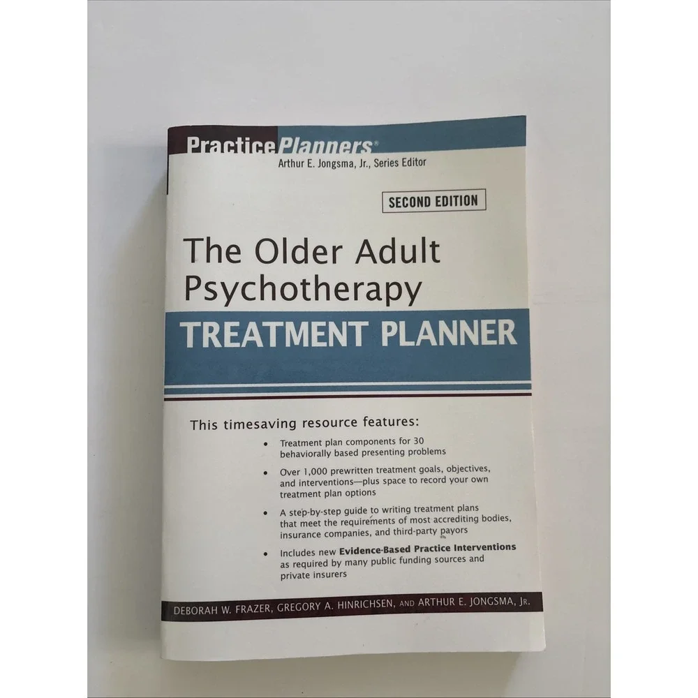The Older Adult Psychotherapy Treatment Planner EUC No Writing/Highlights Inside
